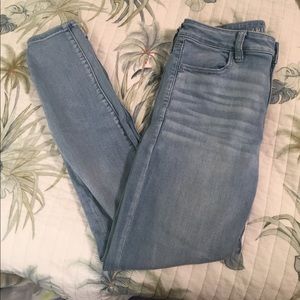 High rise jeggings icy color AEO